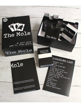 Claredon The Mole Adult Party Card Game 3-8 Players London